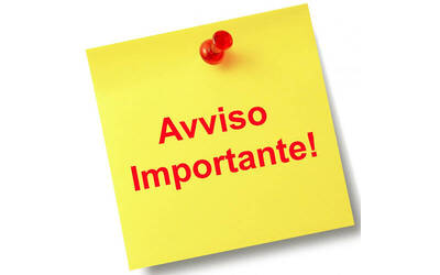 Immagine: Avviso importante 2
