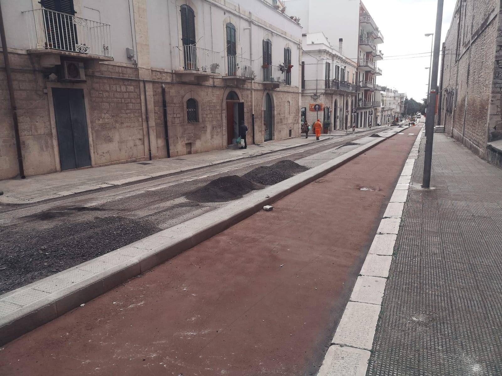 Immagine: Cantiere in via Madonna delle Grazie