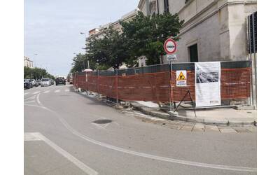 Immagine: Cantiere sui corsi Carafa e Gramsci