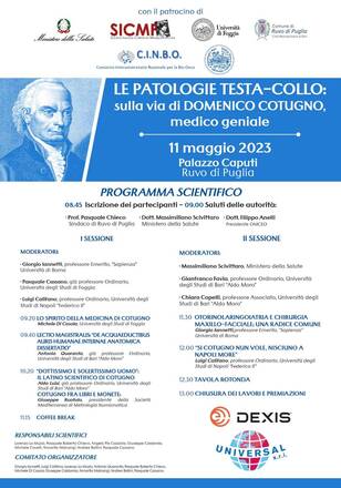 Mercoledì 11 maggio a Ruvo di Puglia un convegno per ricordare la figura di Domenico Cotugno