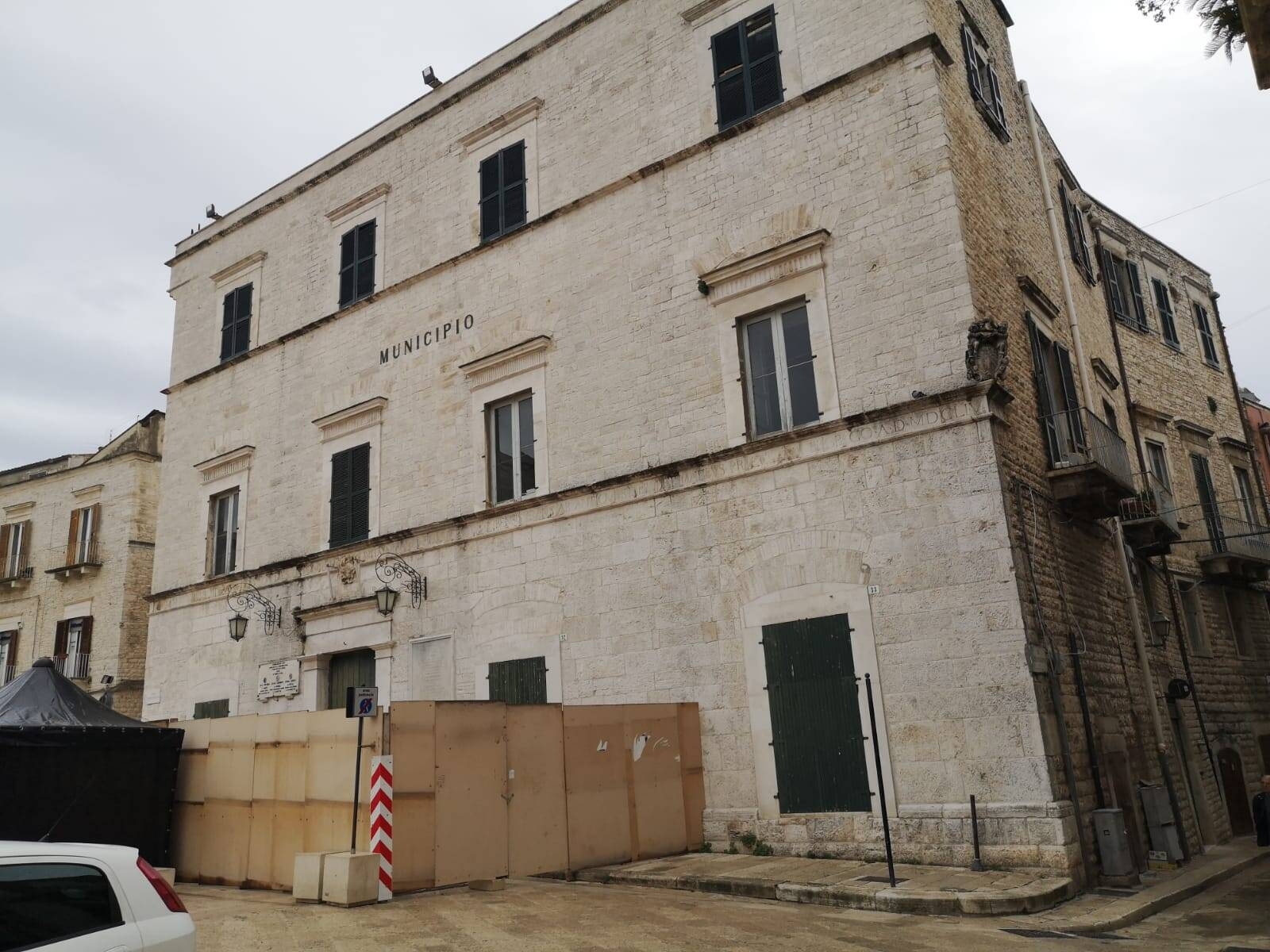 Immagine: Il cantiere di Palazzo Avitaja