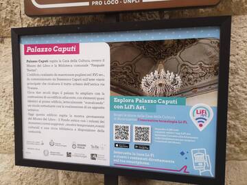 Al via il servizio LI-FI ART di “guida digitale” per Museo Del Libro e Palazzo Caputi