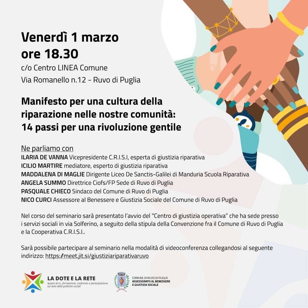 Immagine: Manifesto giustizia